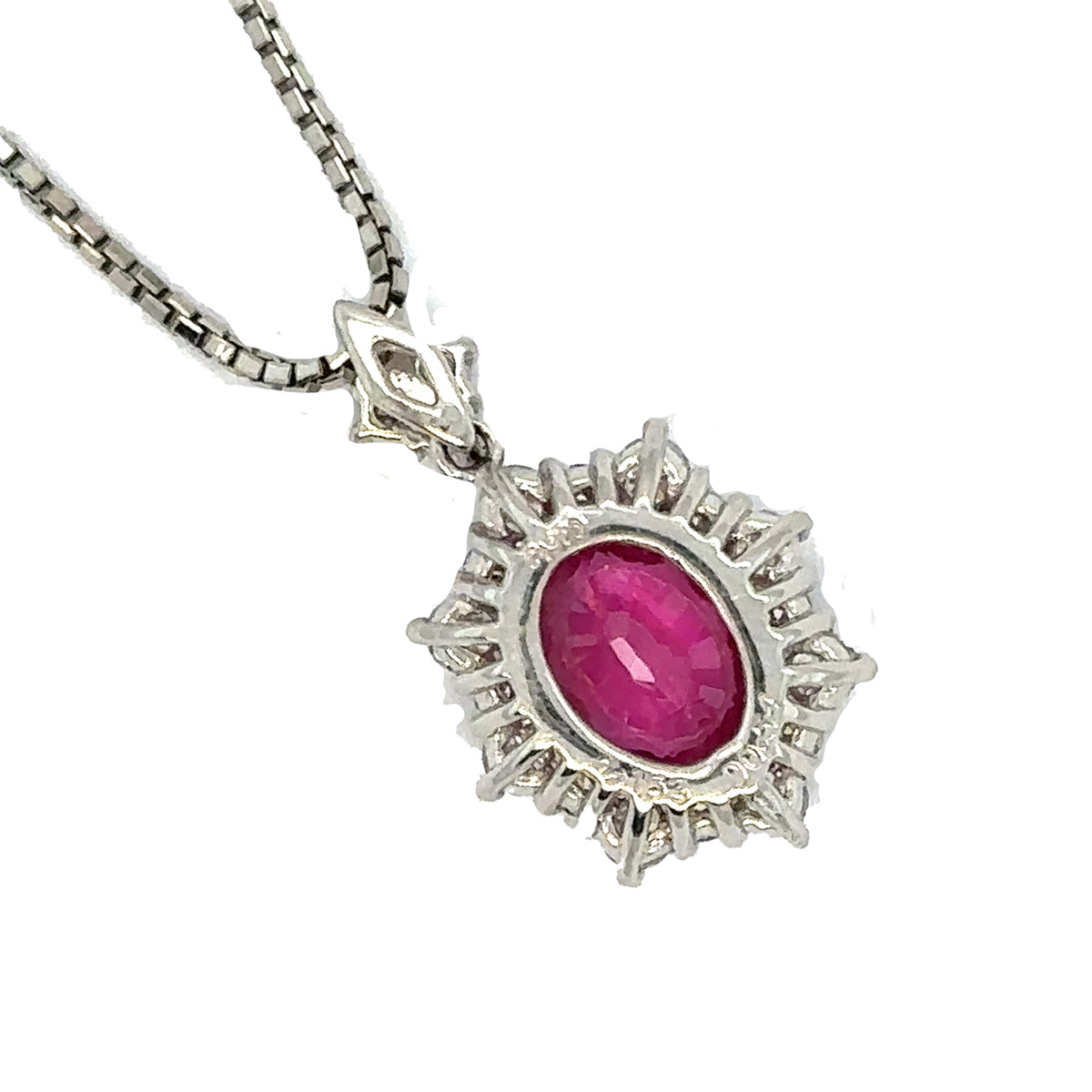 Pink Sapphire Necklace