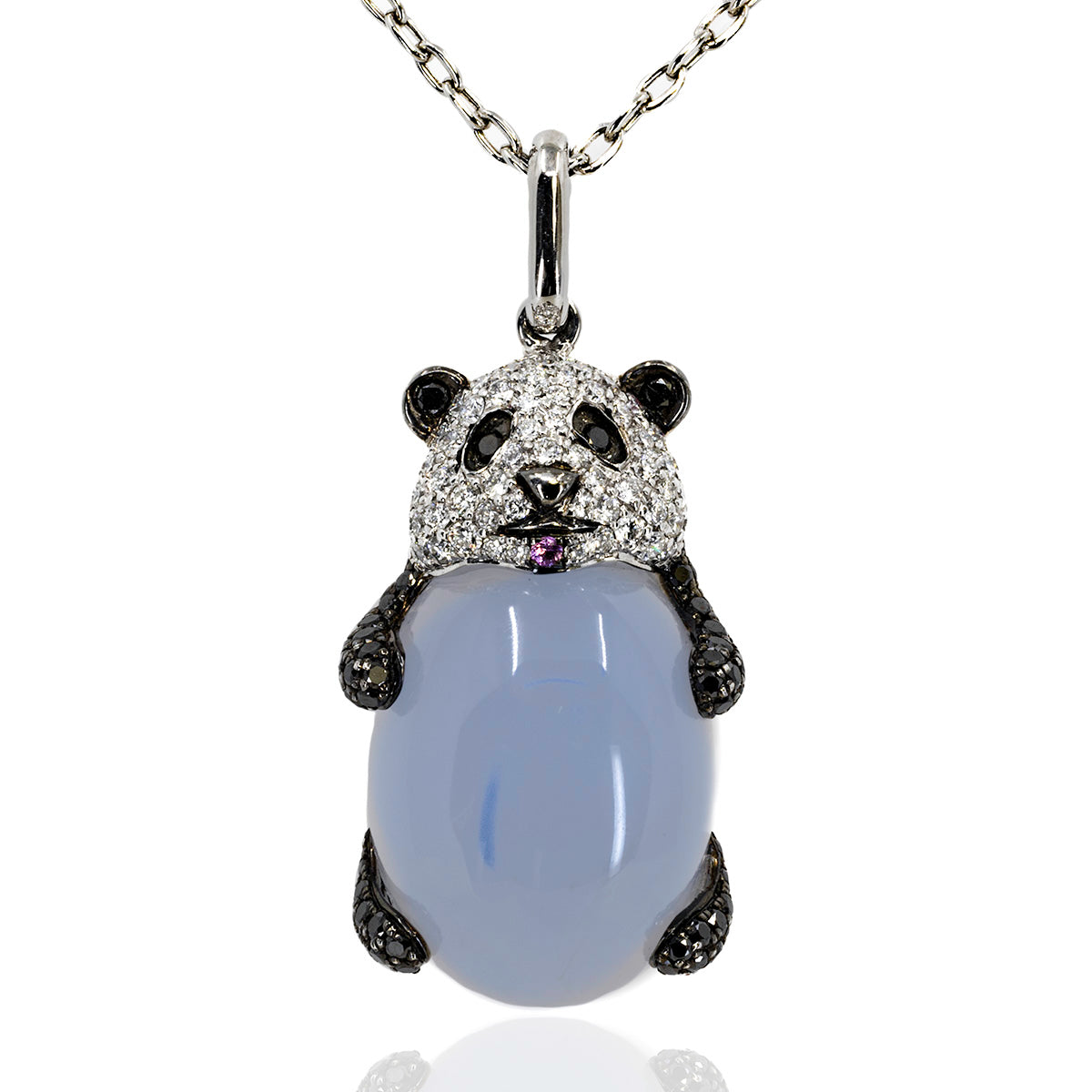 18k Panda Pendant