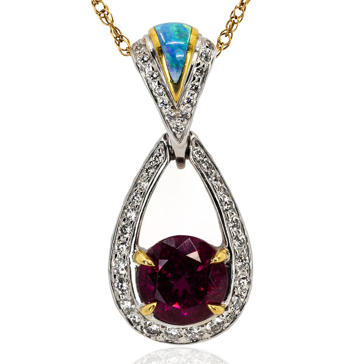 Kabana Rubelite Tourmaline Pendant