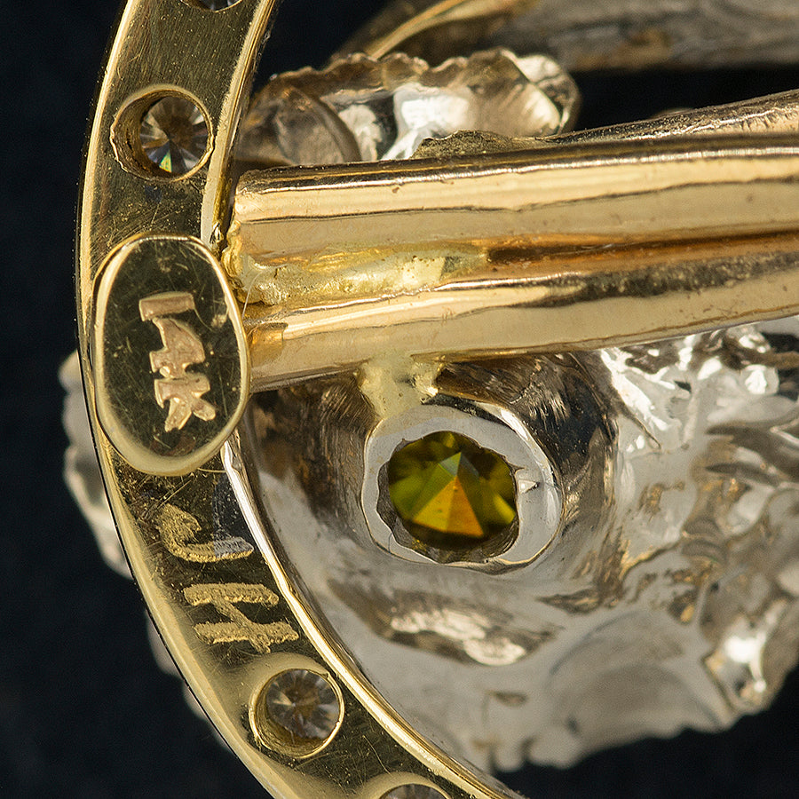Diamond Hummingbird Brooch/Pendant