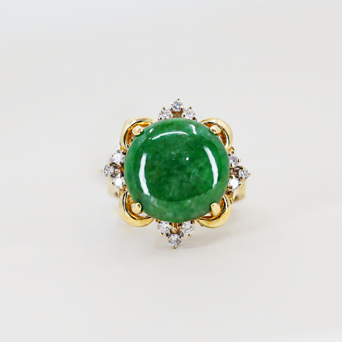 18k Jade Ring