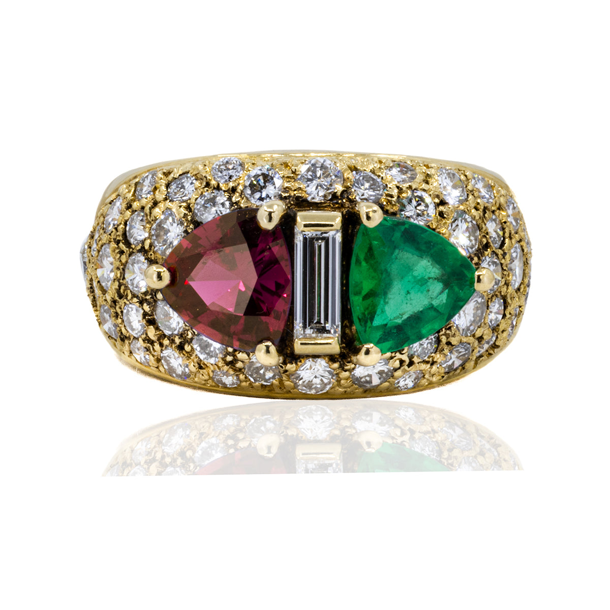 Emerald & Ruby Ring