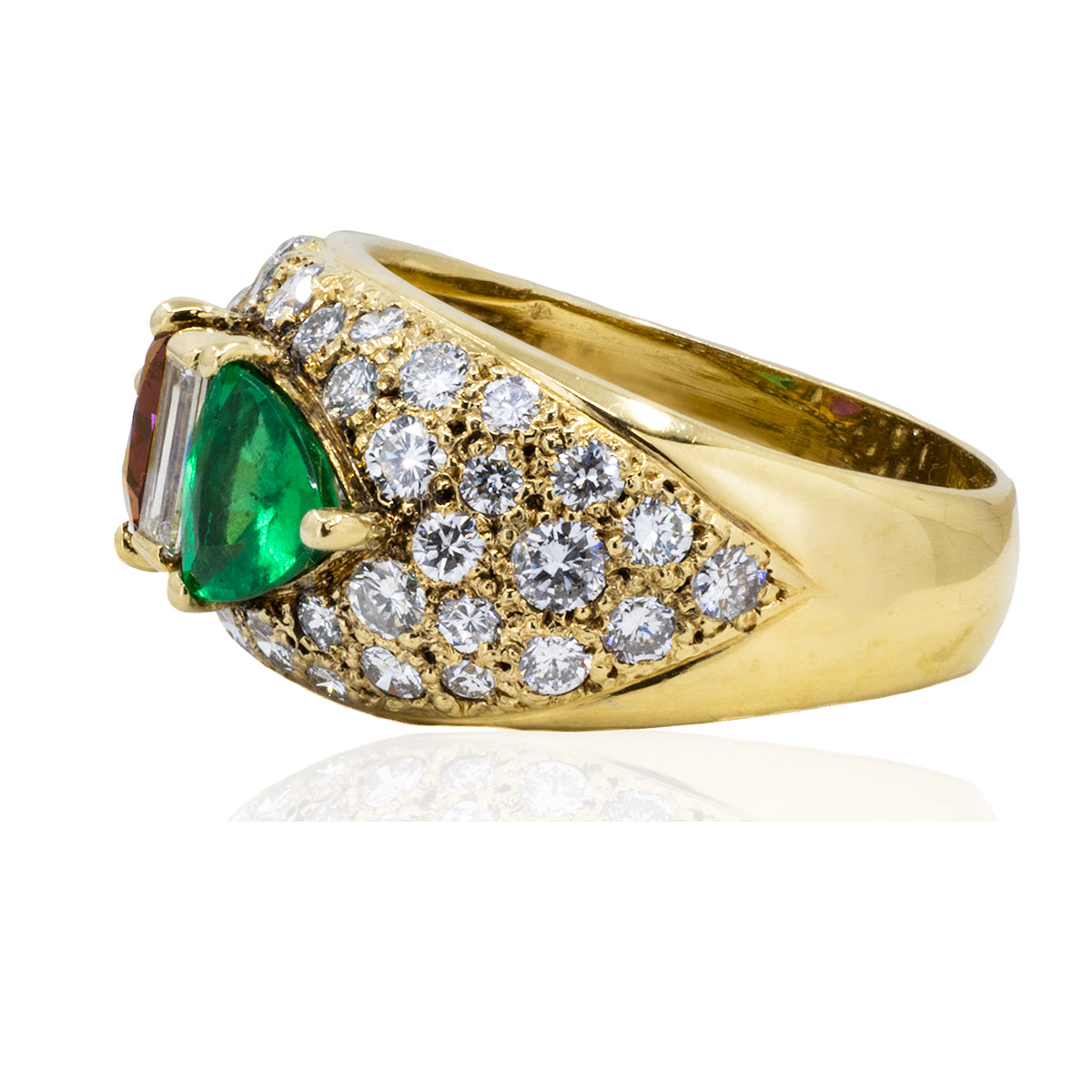 Emerald & Ruby Ring