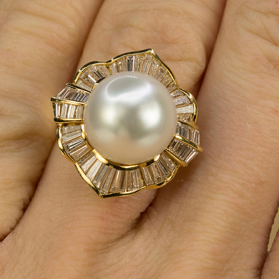 18k South Sea Pearl Ring