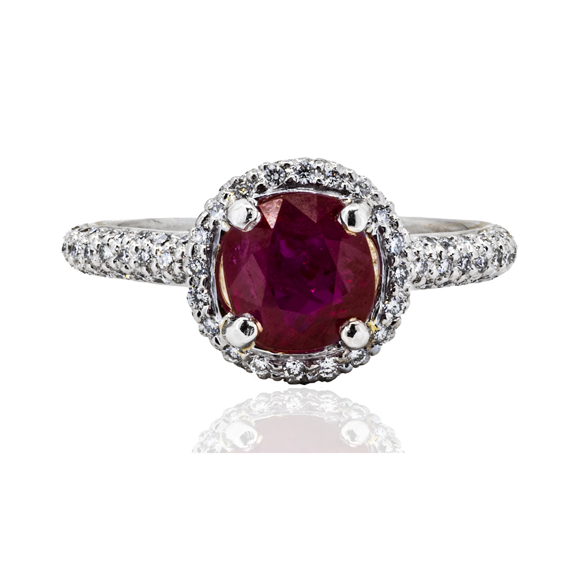 AGL Certified Burma Ruby Ring