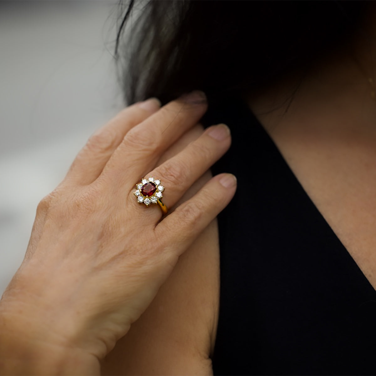 18k Ruby Ring