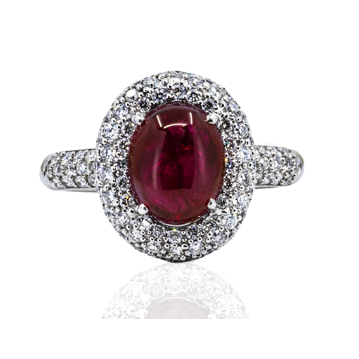 Ruby Cabochon Ring