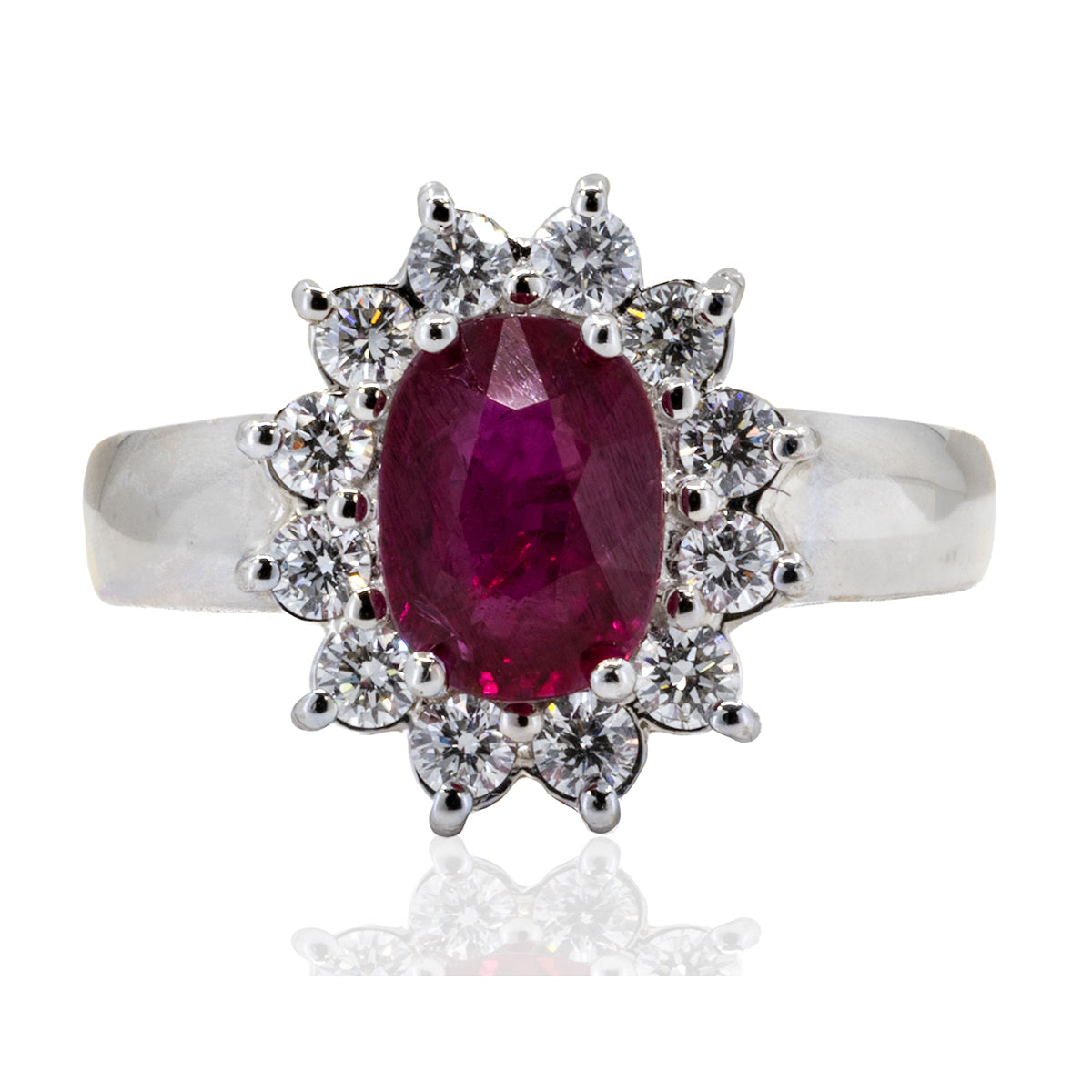 1.57 Carat Ruby Ring