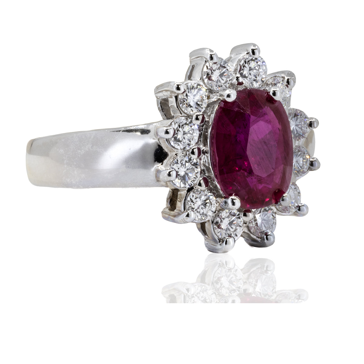 1.57 Carat Ruby Ring