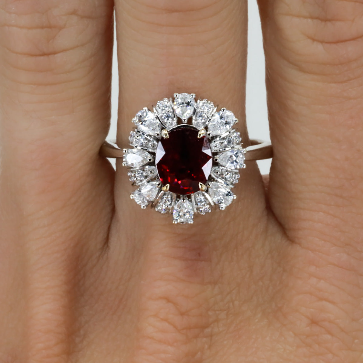 No Heat Burma Ruby Ring