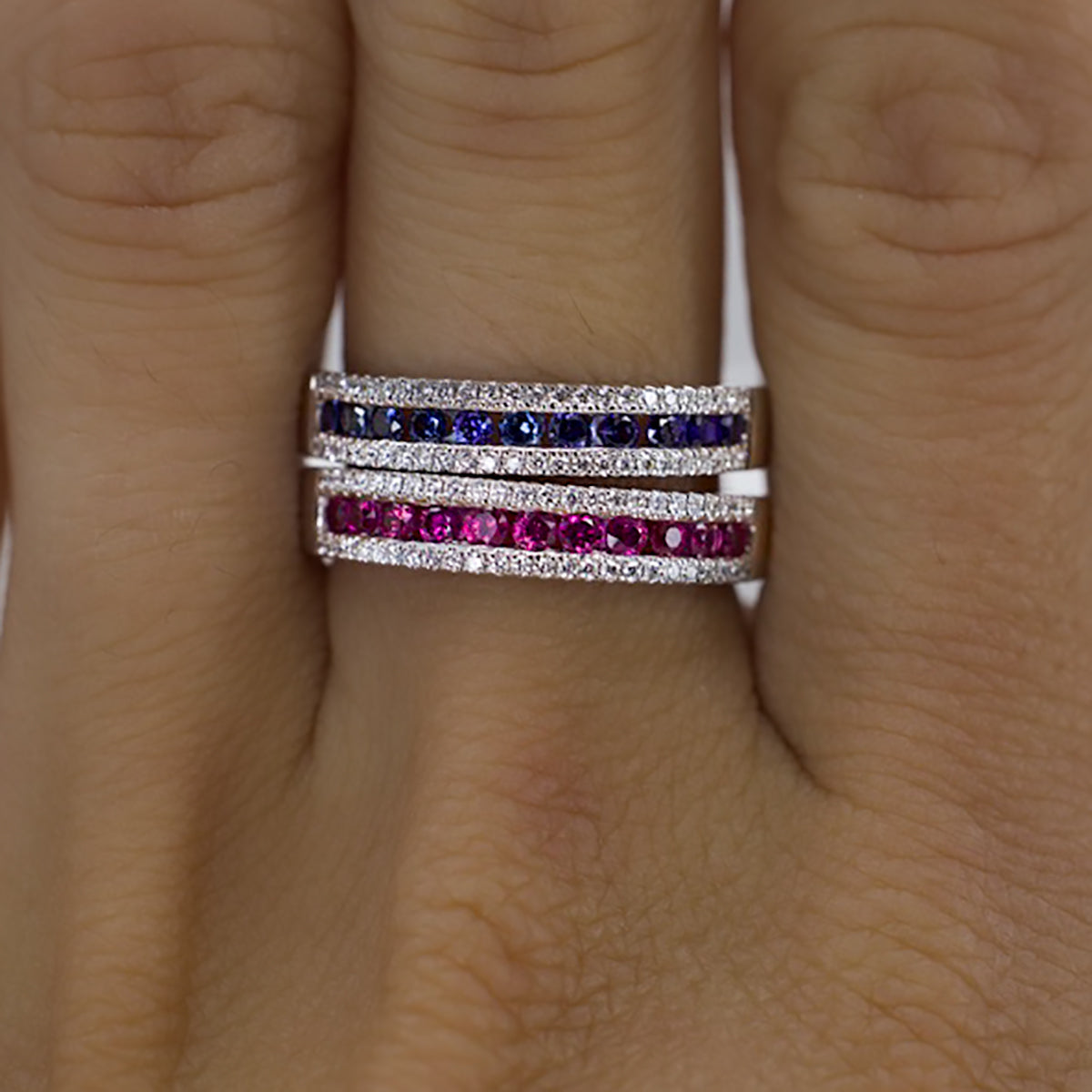 Pinkish/Red Ruby Band