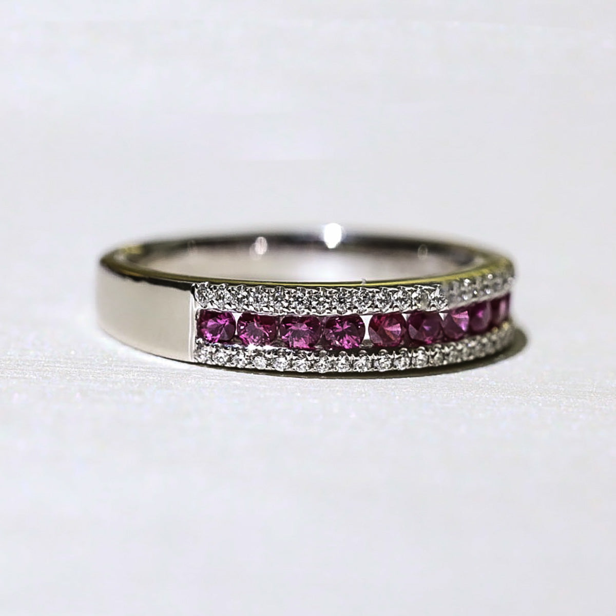 Pinkish/Red Ruby Band