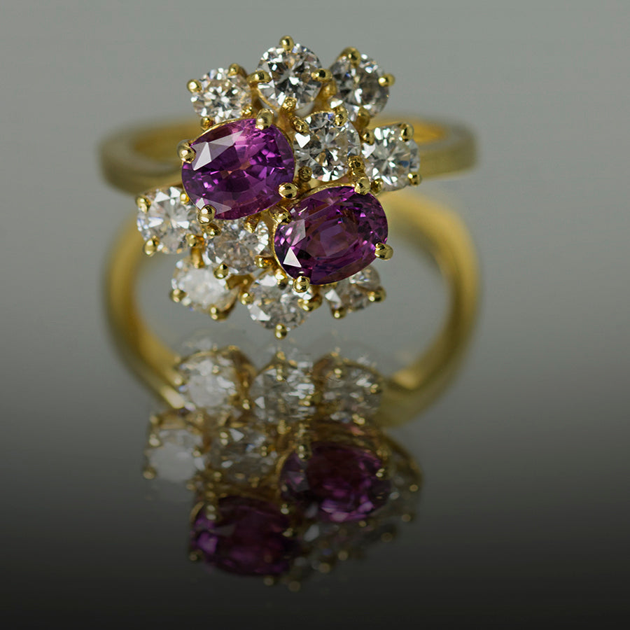 Keith Davis Pink Sapphire Ring
