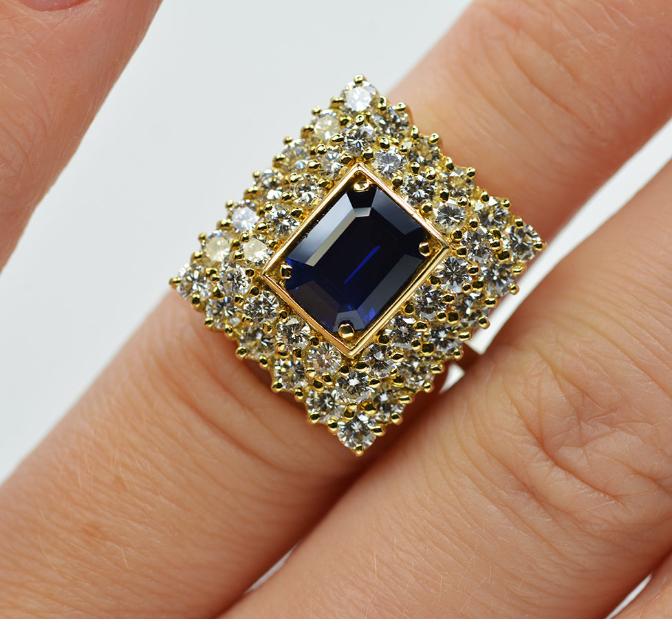 Keith Davis Sapphire Ring