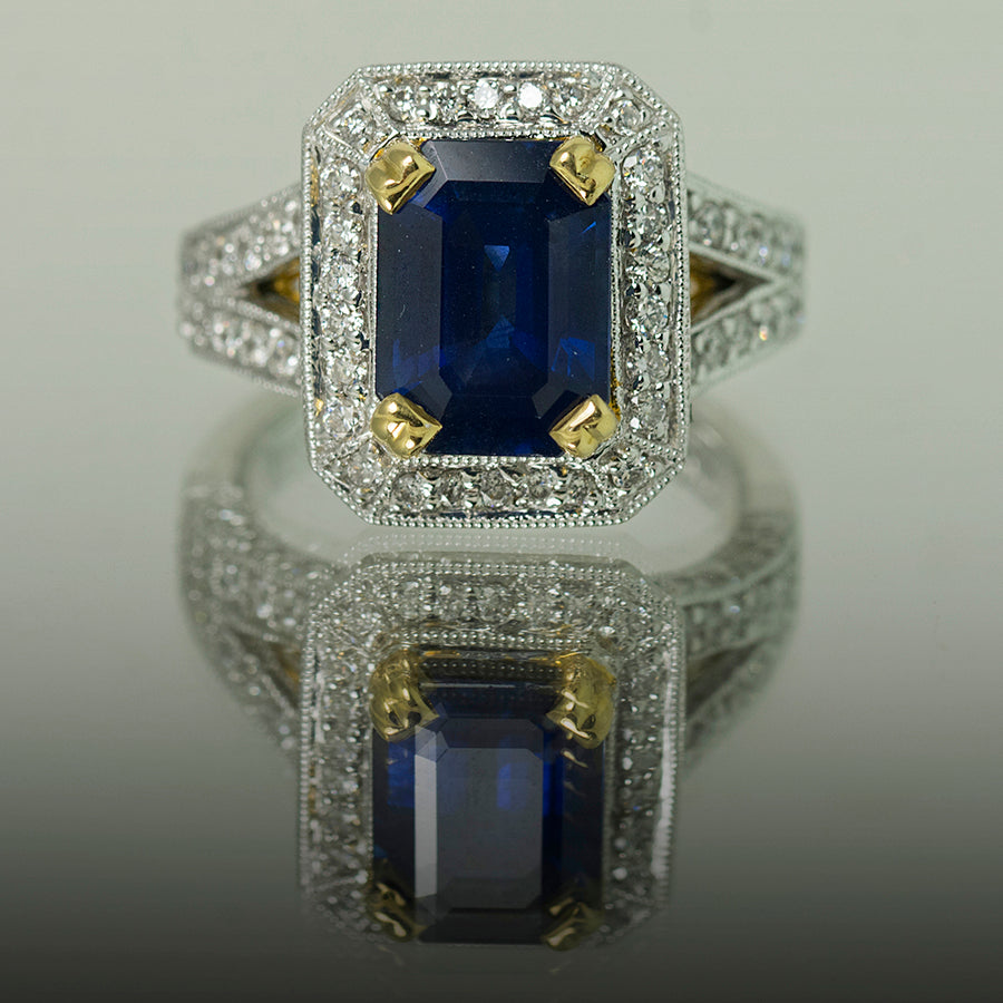 18k Sapphire Ring