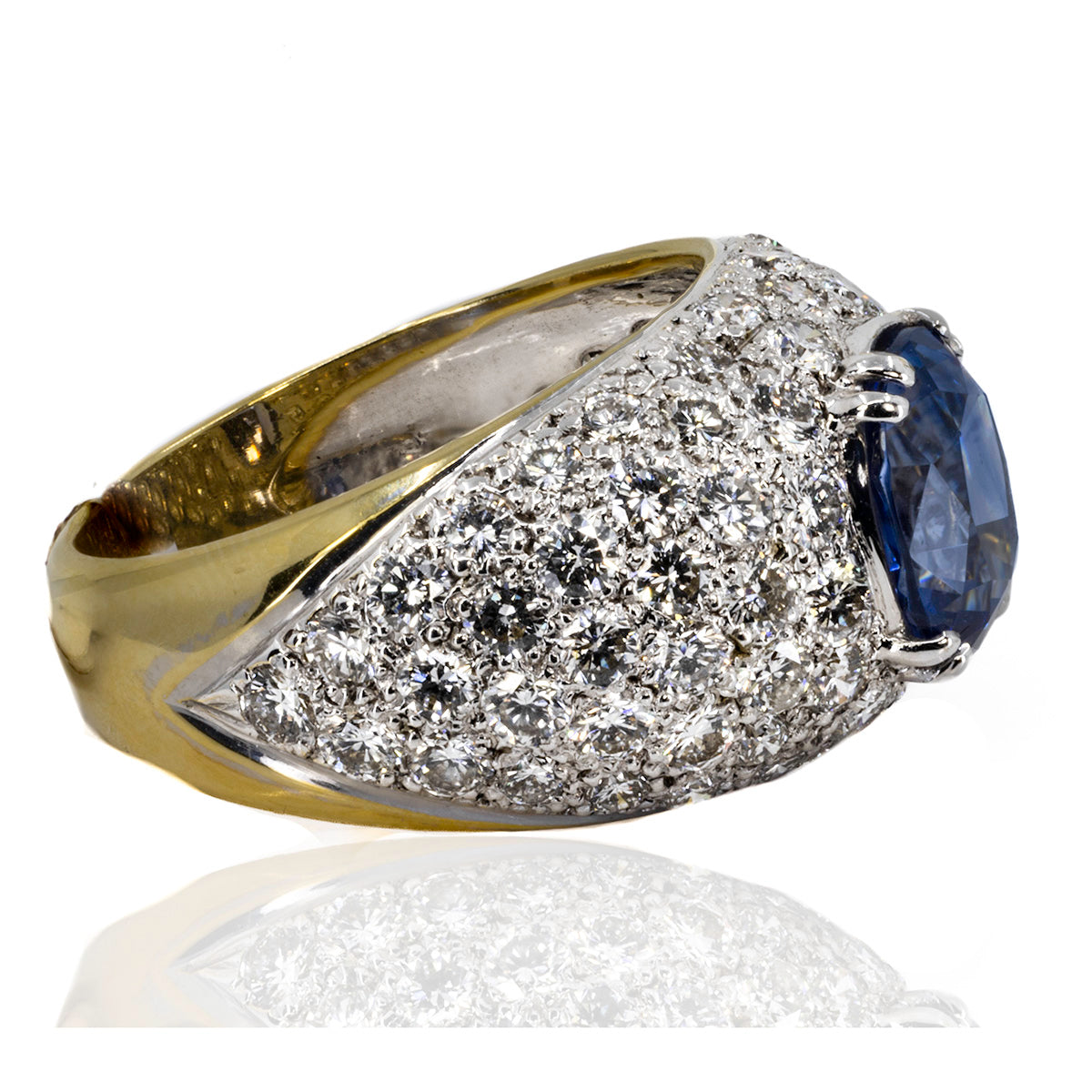 Sapphire and Diamond Ring