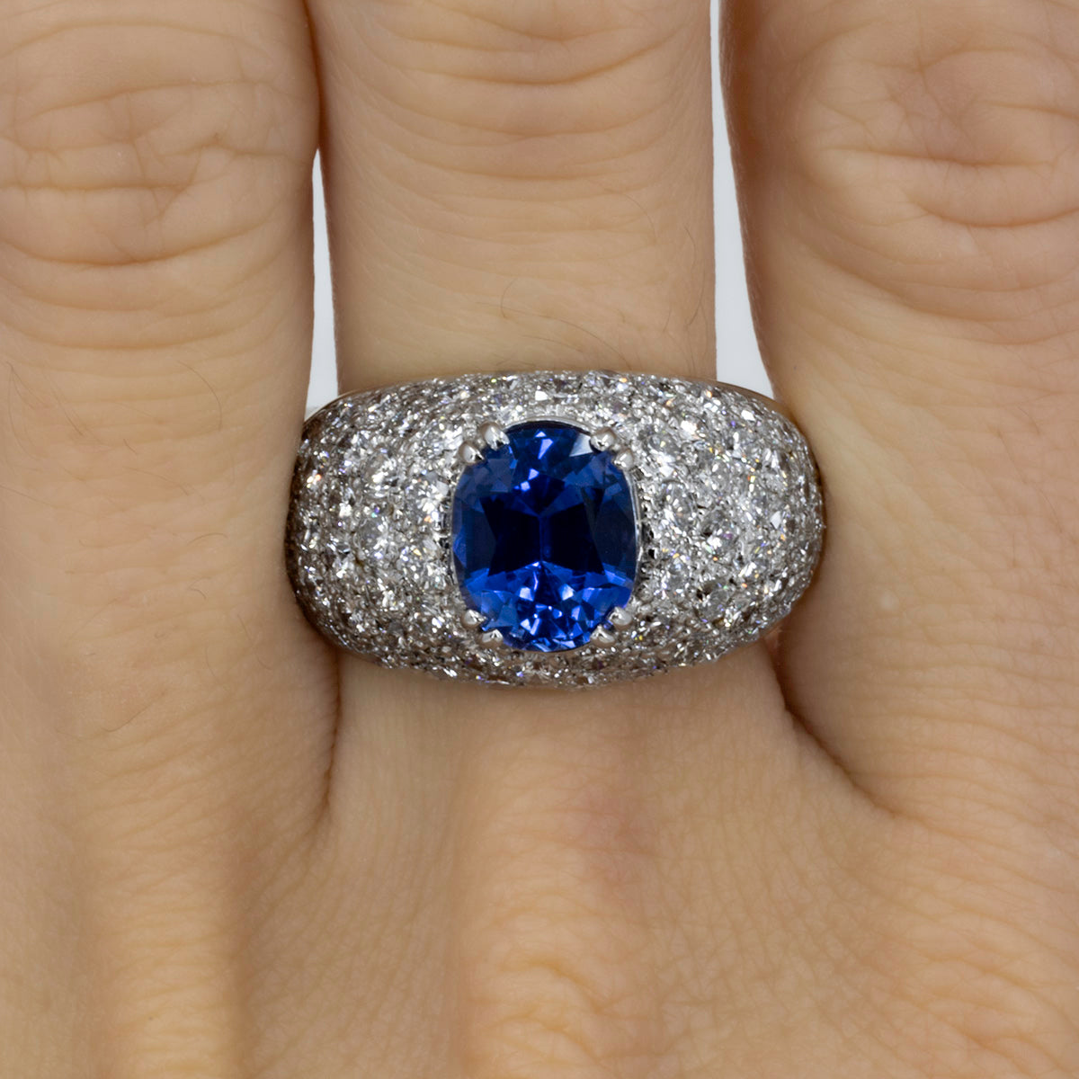 Sapphire and Diamond Ring