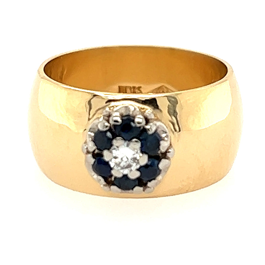 18k Sapphire Band