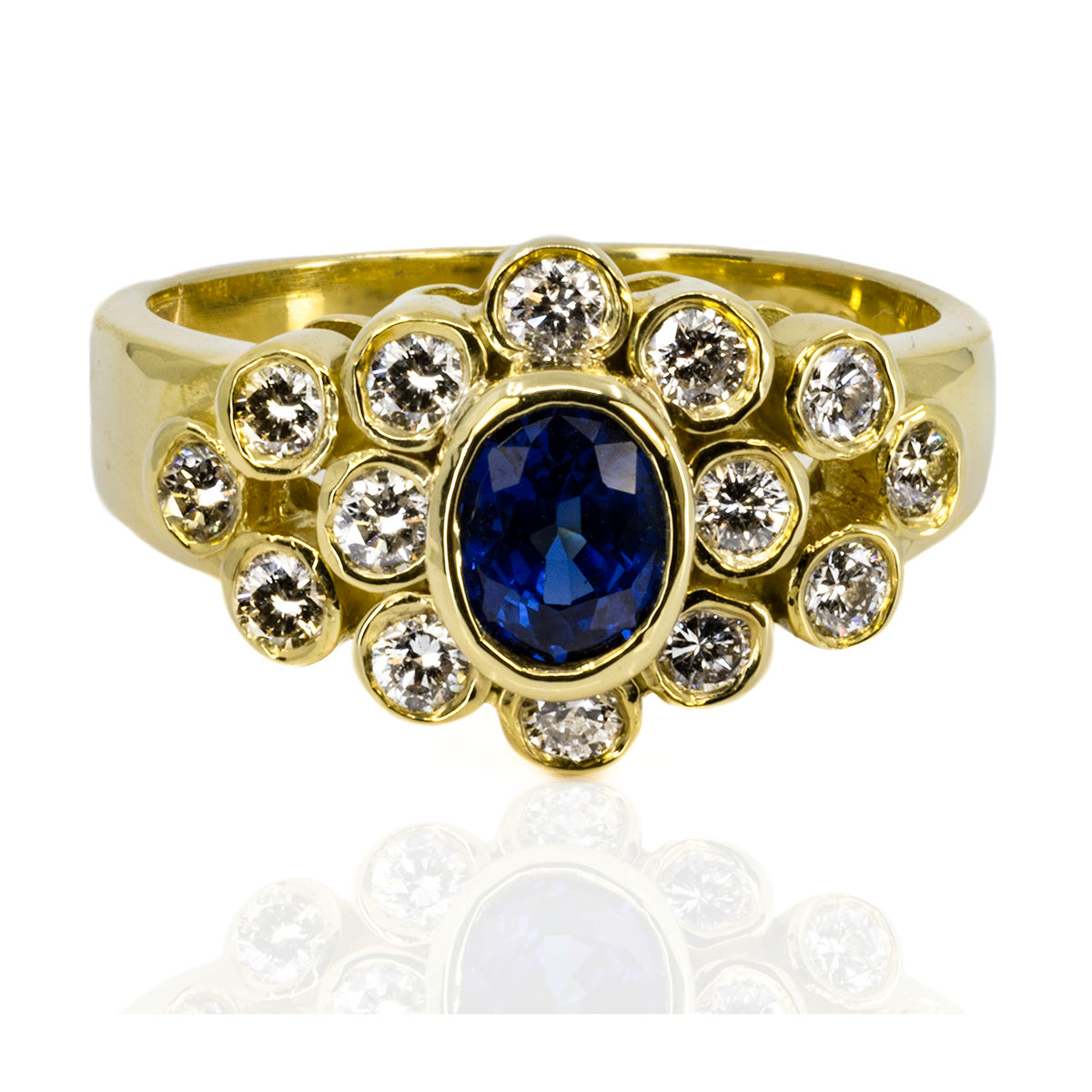 18k Sapphire Ring