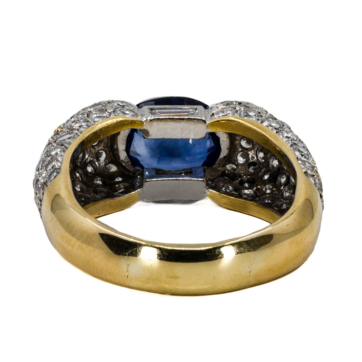 Diamonds and Sapphire Ring