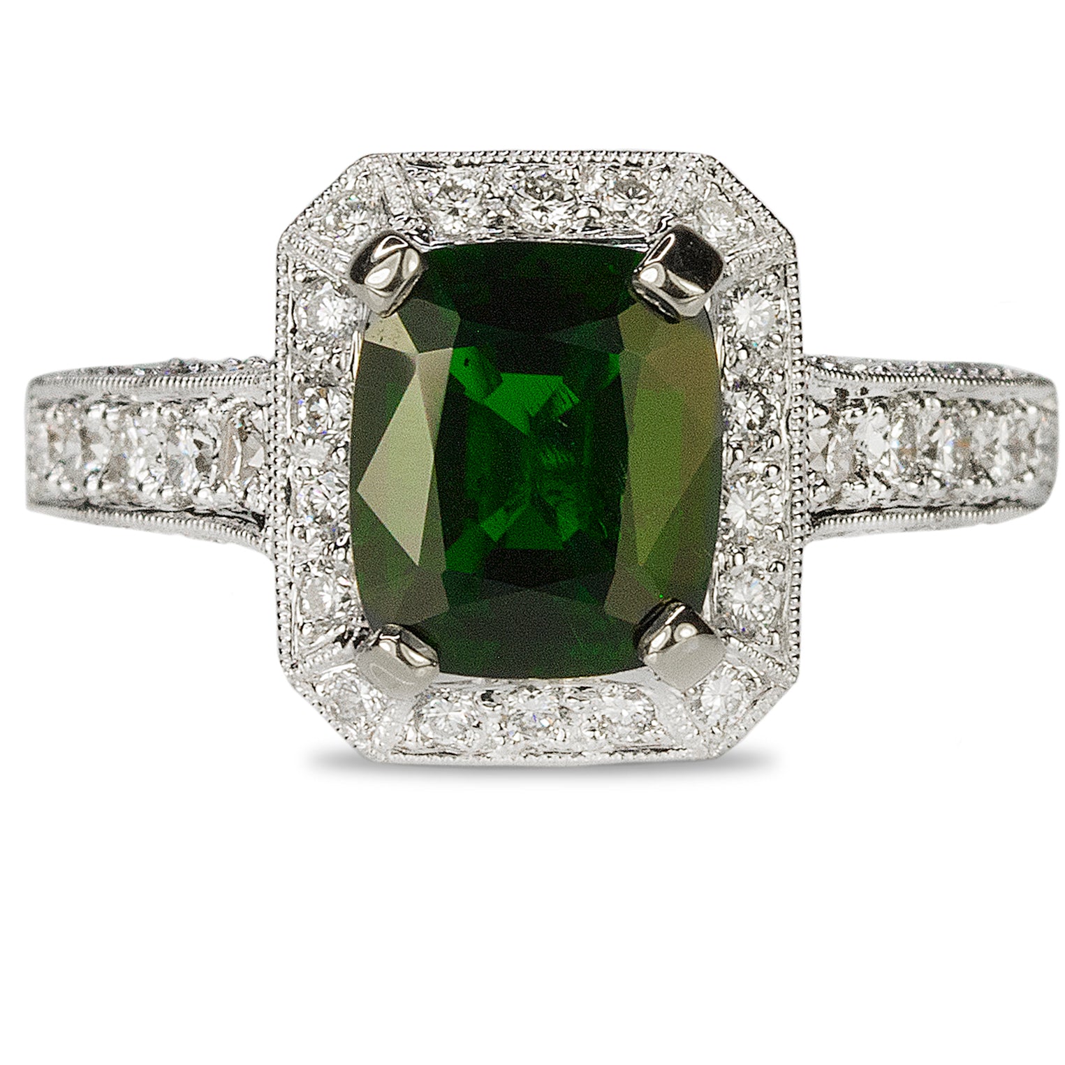 18k Chrome Tourmaline Ring