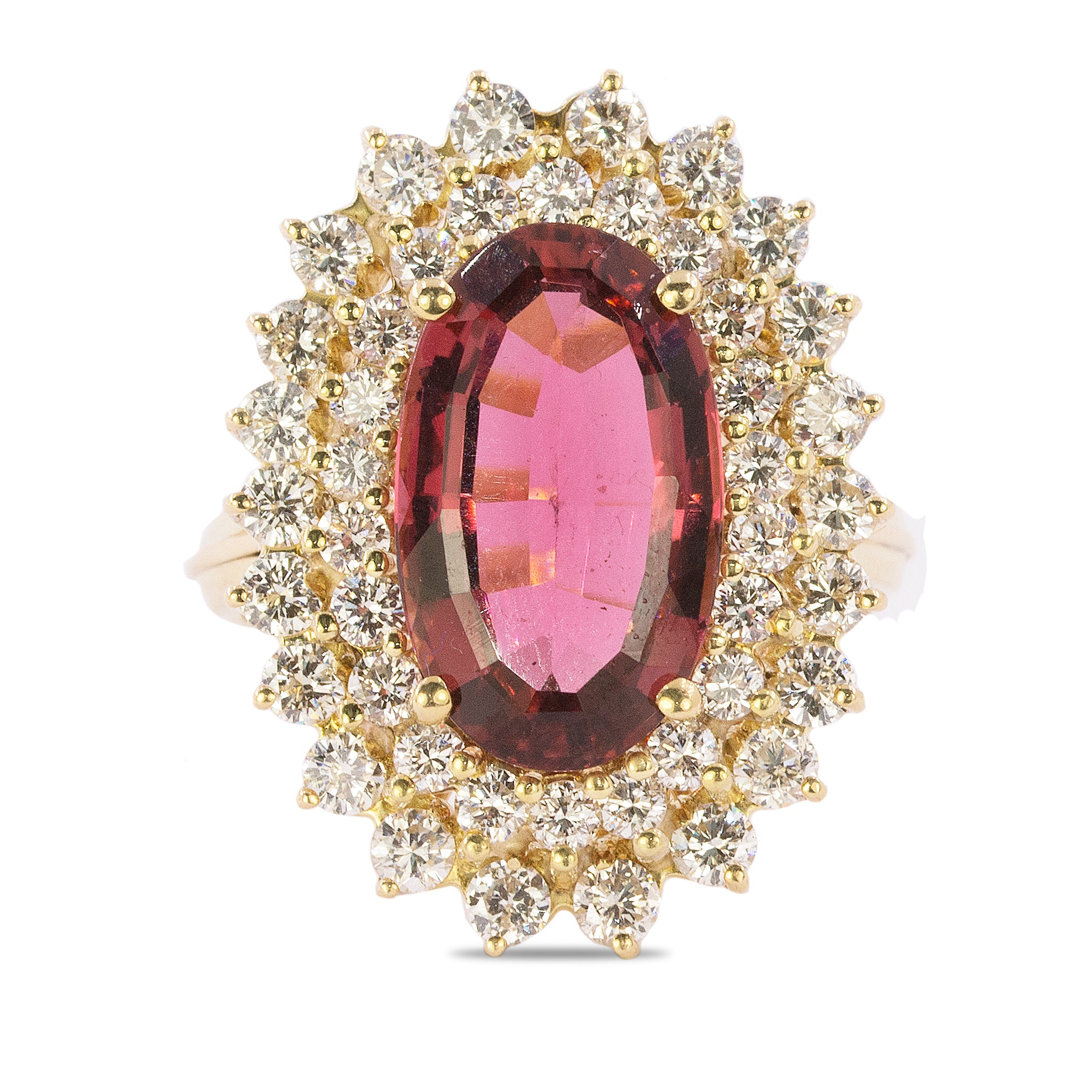 18k Rubelite Tourmaline Ring