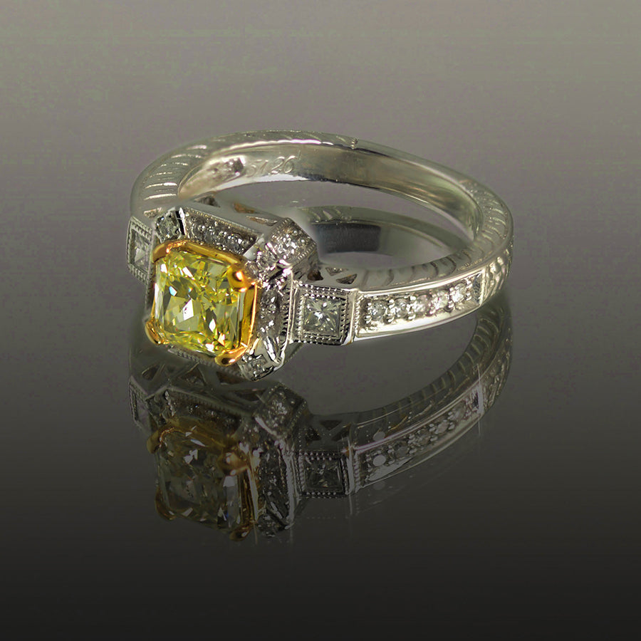 Yellow Diamond Ring