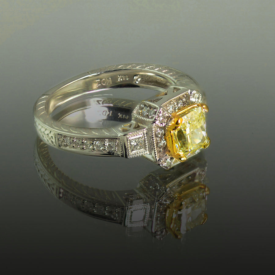 Yellow Diamond Ring