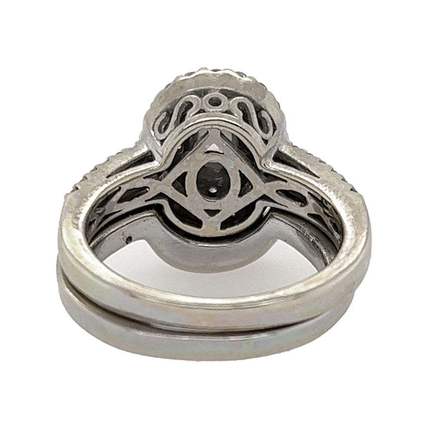 0.60 Oval Wedding Set