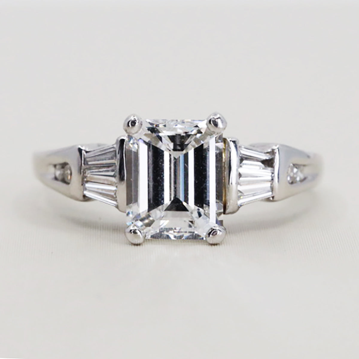 1.70 Emerald Cut E SI2 GIA Ring