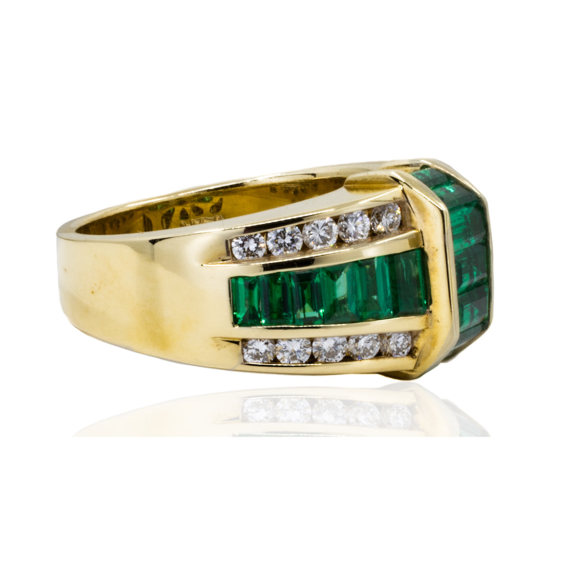 Gold Emerald Ring