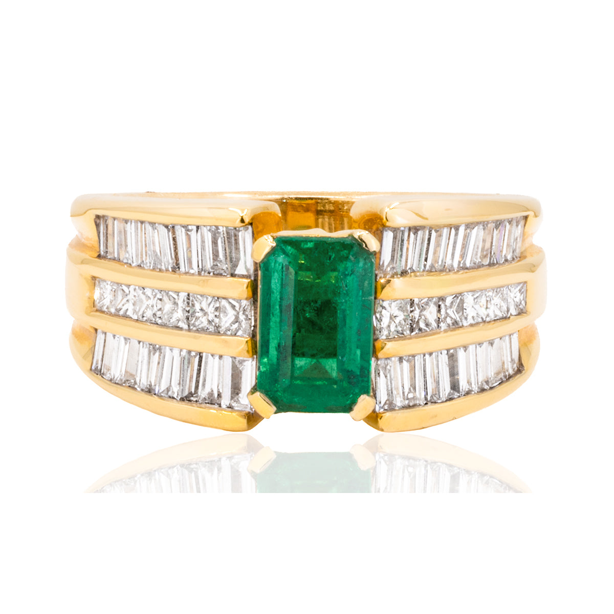 14k Emerald Ring