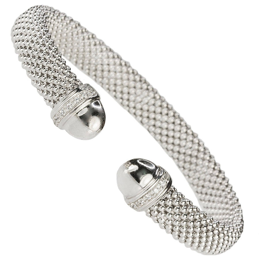 18k Pink, Yellw & White Flexable Bangles