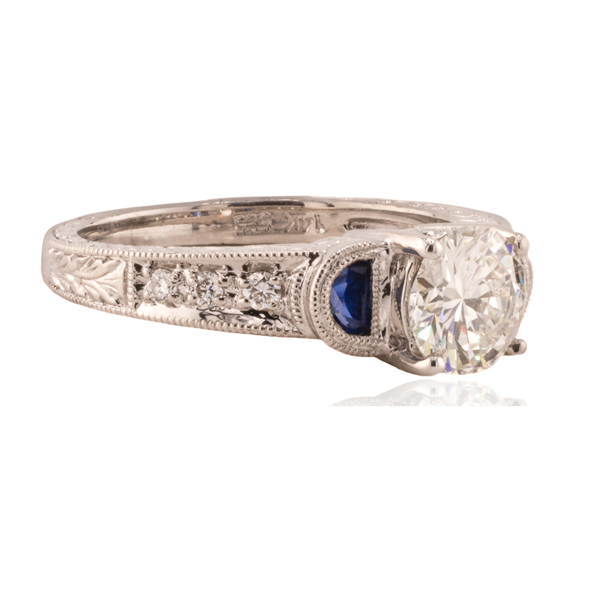0.91 RB J VVS2 GIA Ring