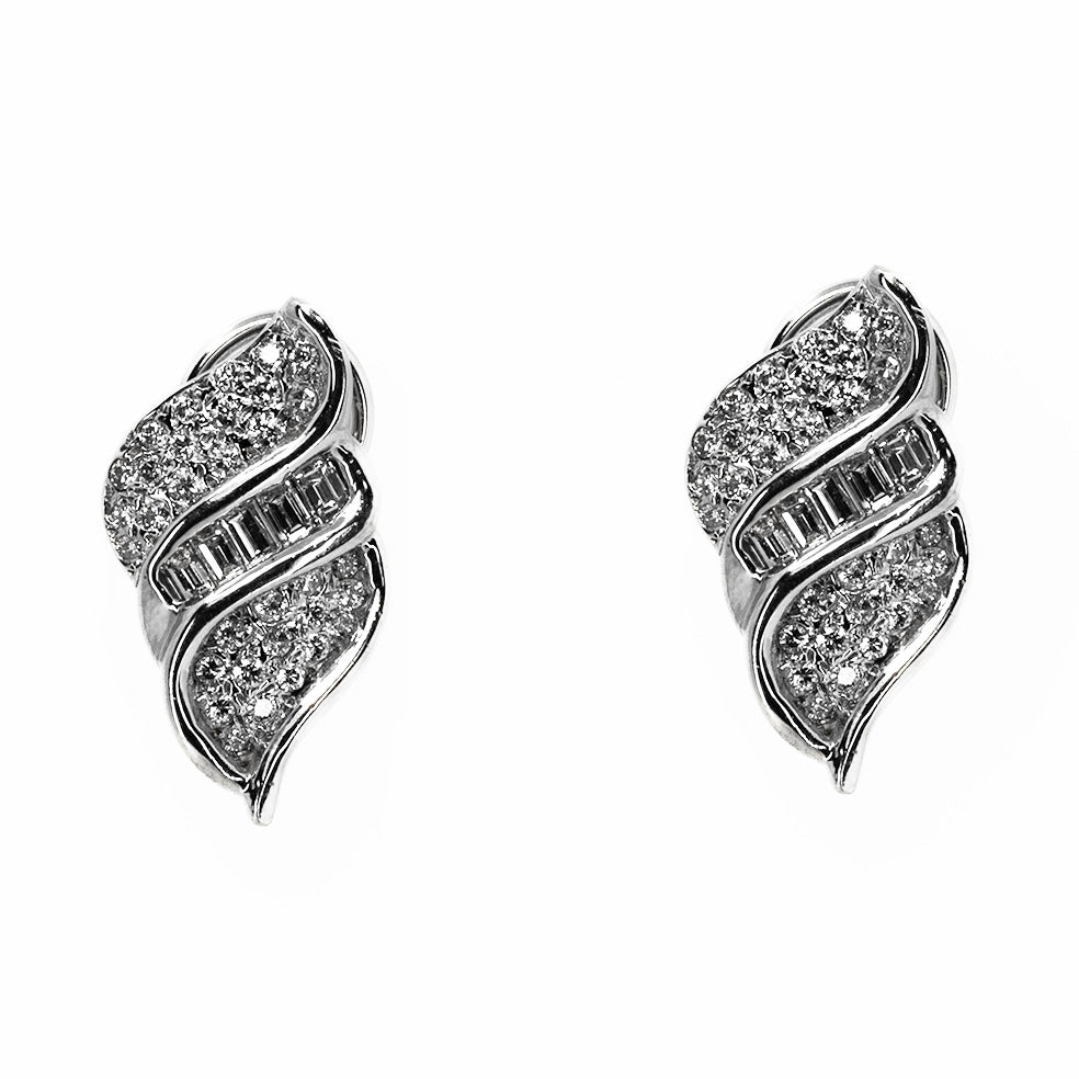 White Gold DIamond Earrings