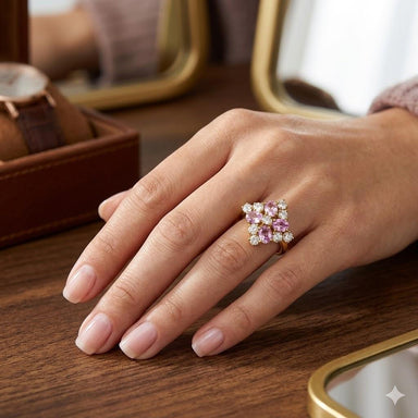 Keith David Pink Sapphire Ring
