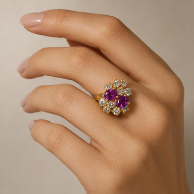Keith Davis Pink Sapphire Ring