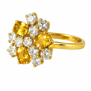 Keith Davis Yellow Sapphire Ring