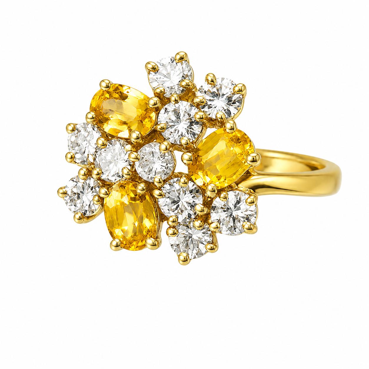 Keith Davis Yellow Sapphire Ring