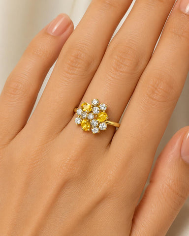 Keith Davis Yellow Sapphire Ring