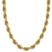14k Yellow Gold 8mm Rope Chain 30"