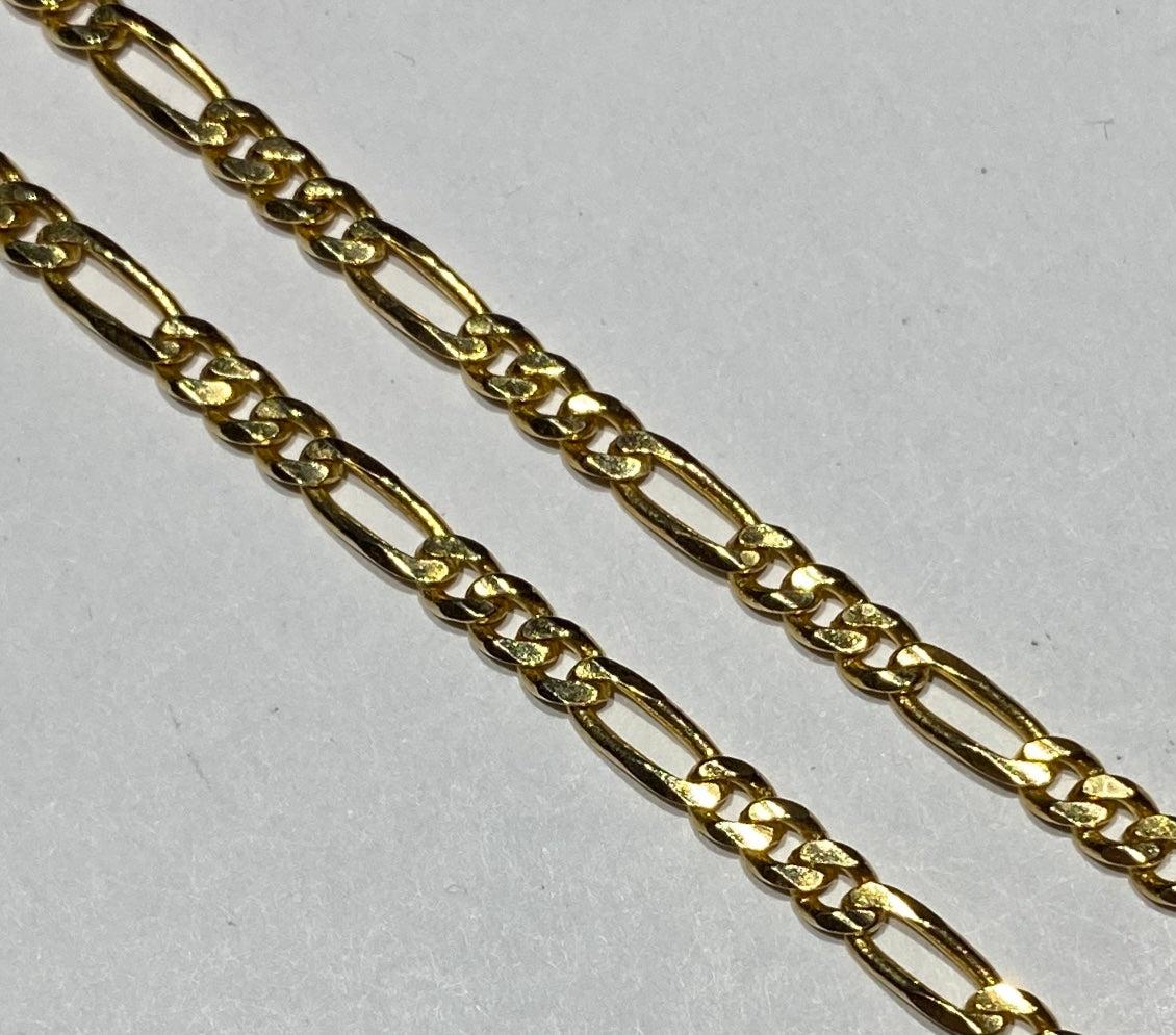 14k 20" link chain. 19.23g