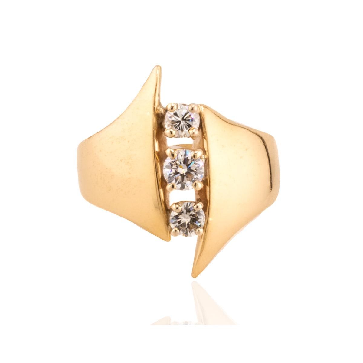 14k Diamond Ring