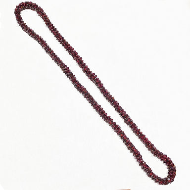 24-Inch Garnet Bead Necklace