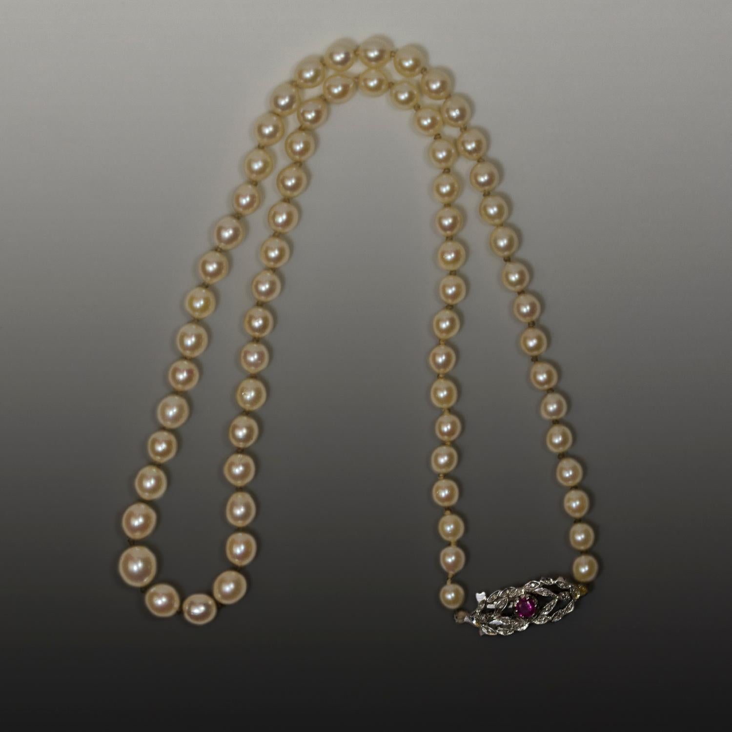 ☆VINTAGE HOLLYWOOD☆ PIXEL SMILE PEARL NECKLACE VINTAGE HOLLYWOOD】Pixel Smile Pearl Necklace〜ネックレス