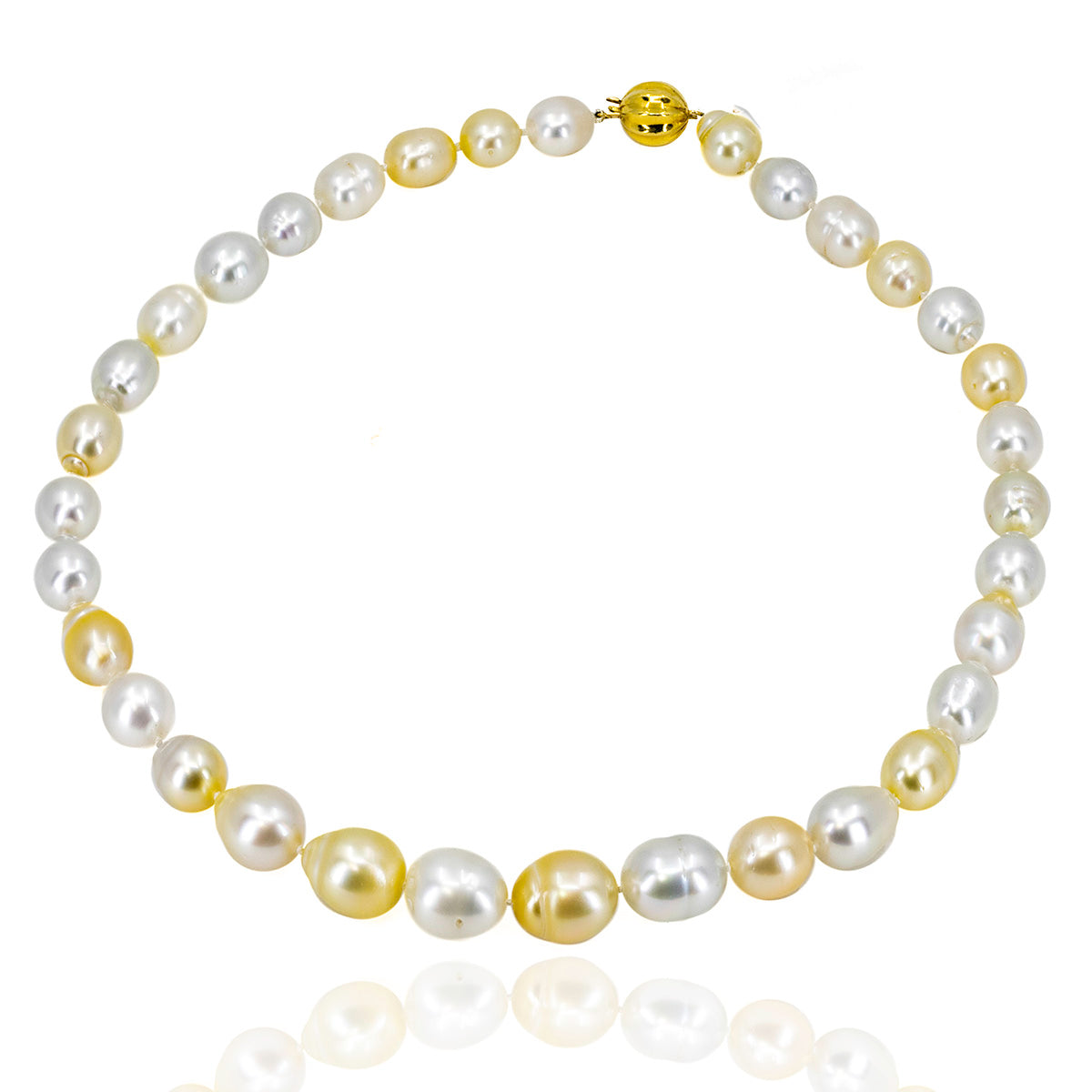 Multi Color Baroque Pearl Necklace