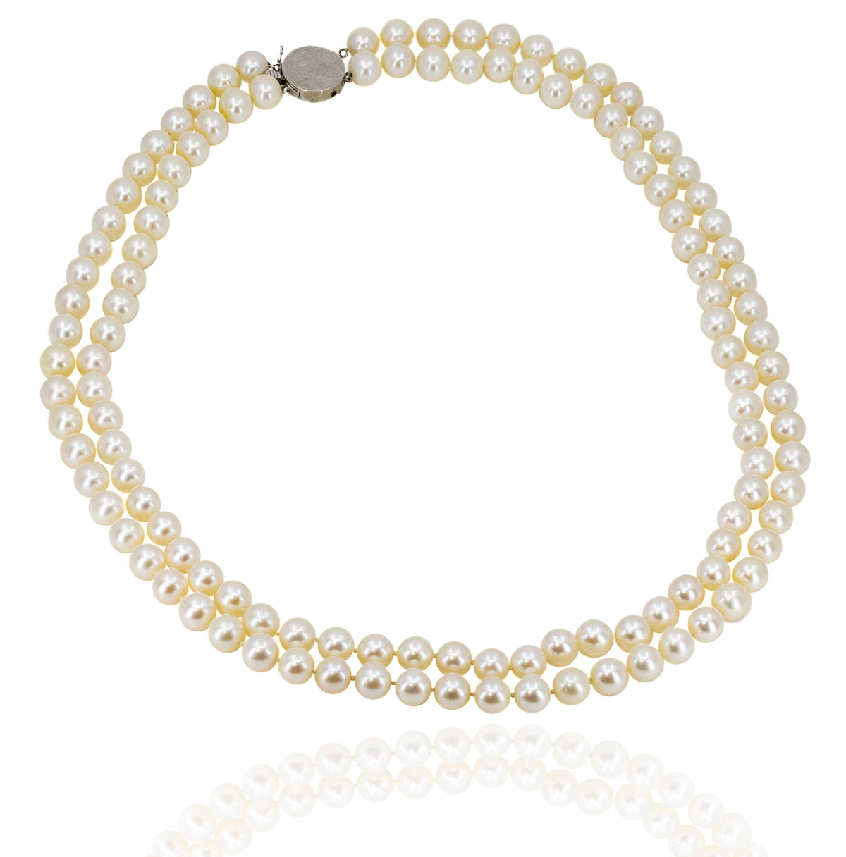 Double Strand of JApenese Akoya Pearls