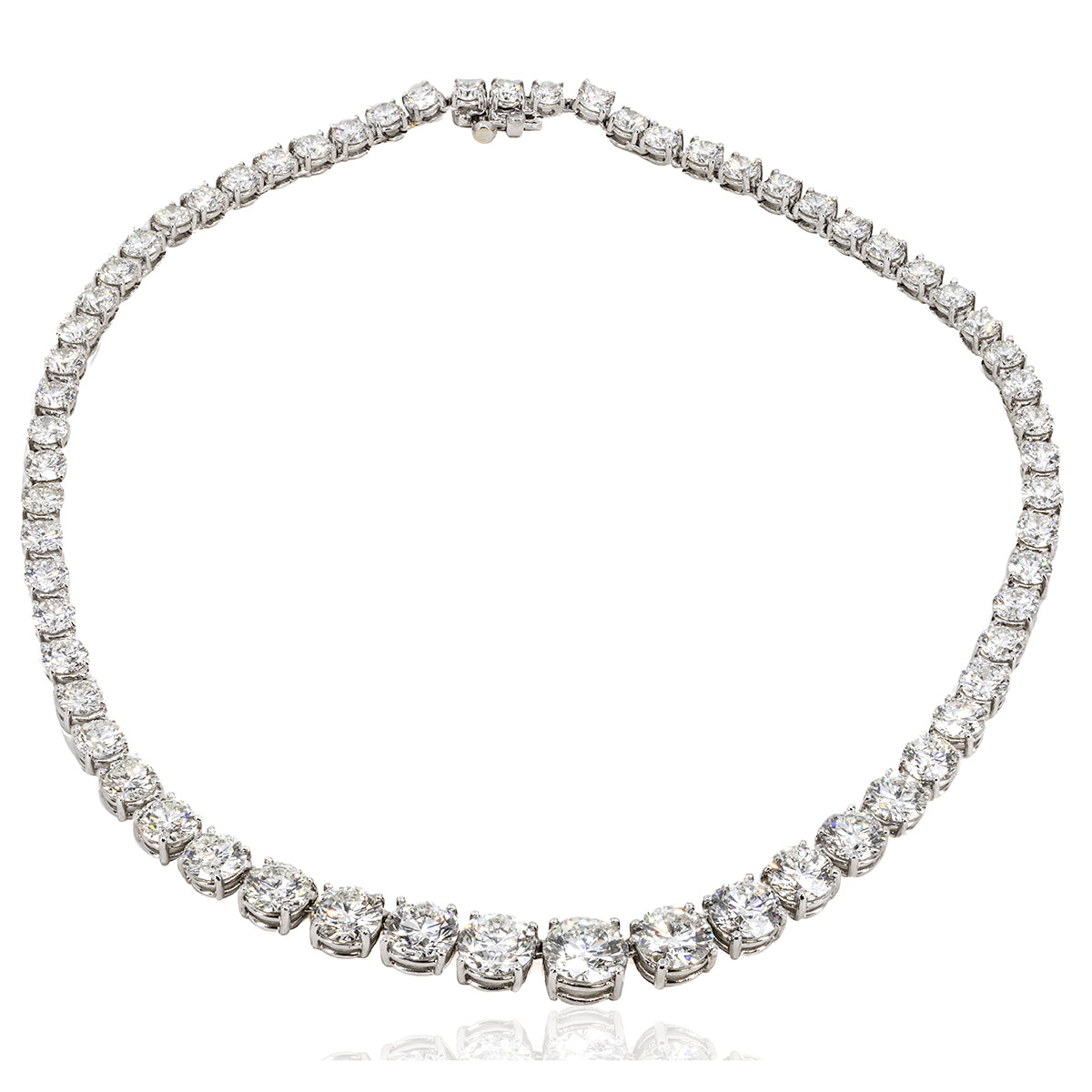 Platinum Riviera Necklace