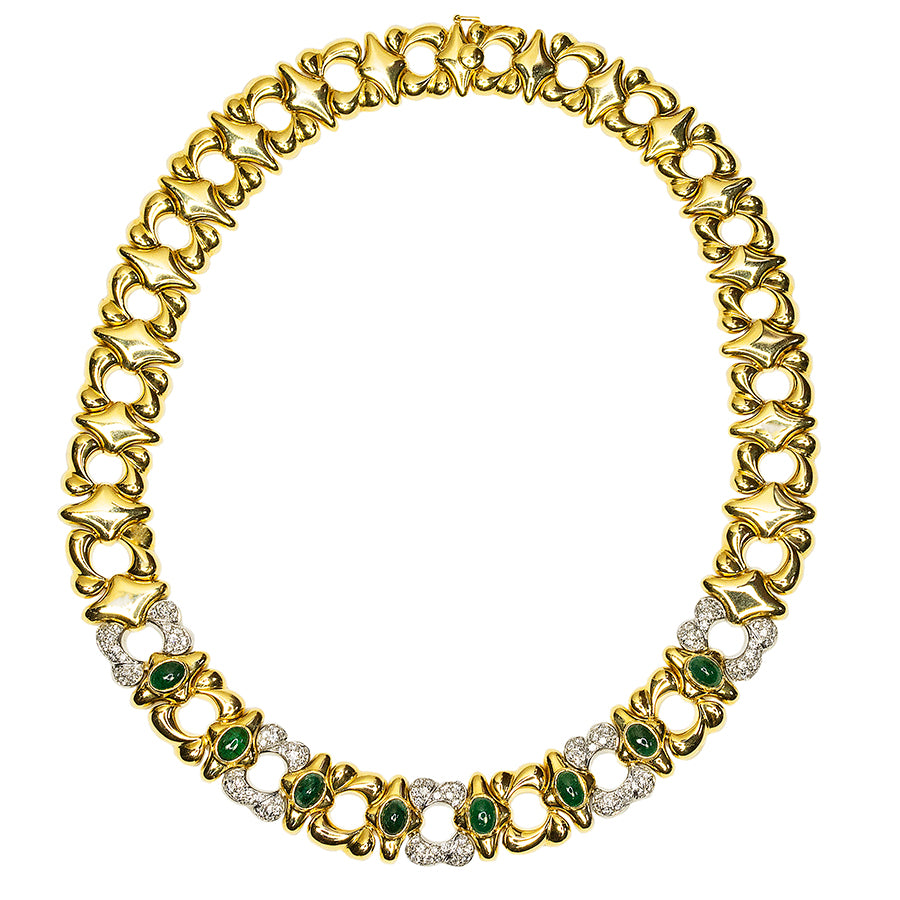 18k Emerald Necklace