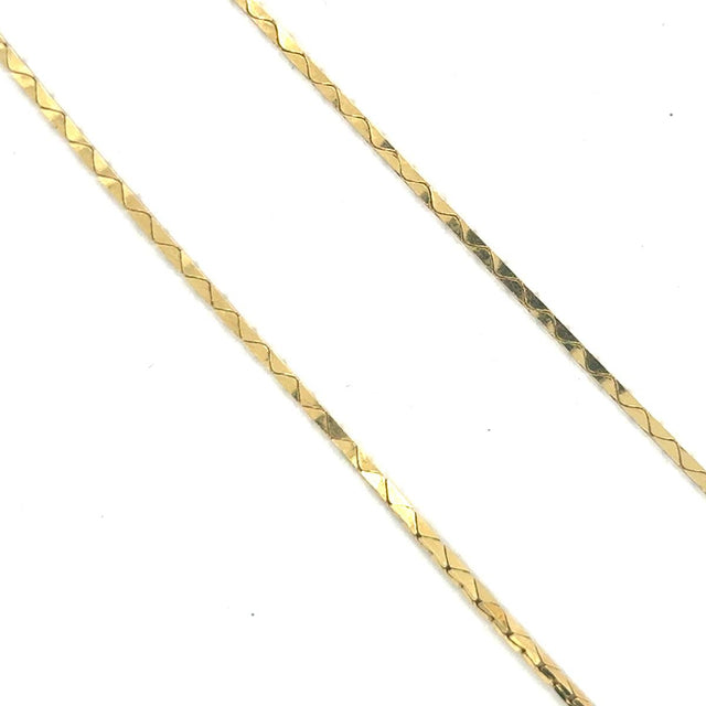18k Box Link Chain